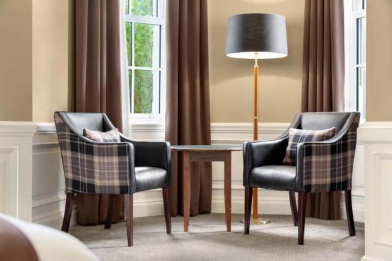 Deluxe Room furniture at Duchally Hotel & Country Estate 